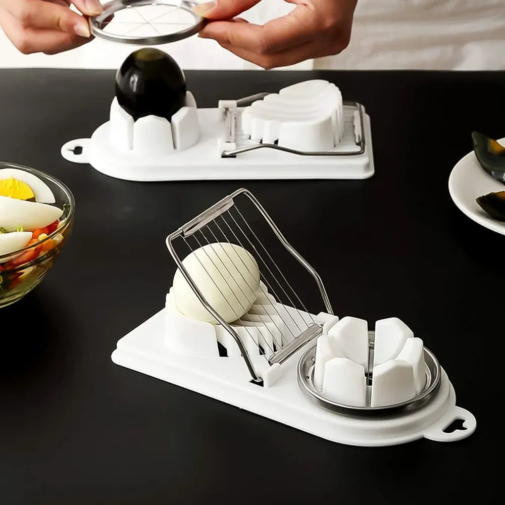 Quick stainless steel egg slicer - home improvement