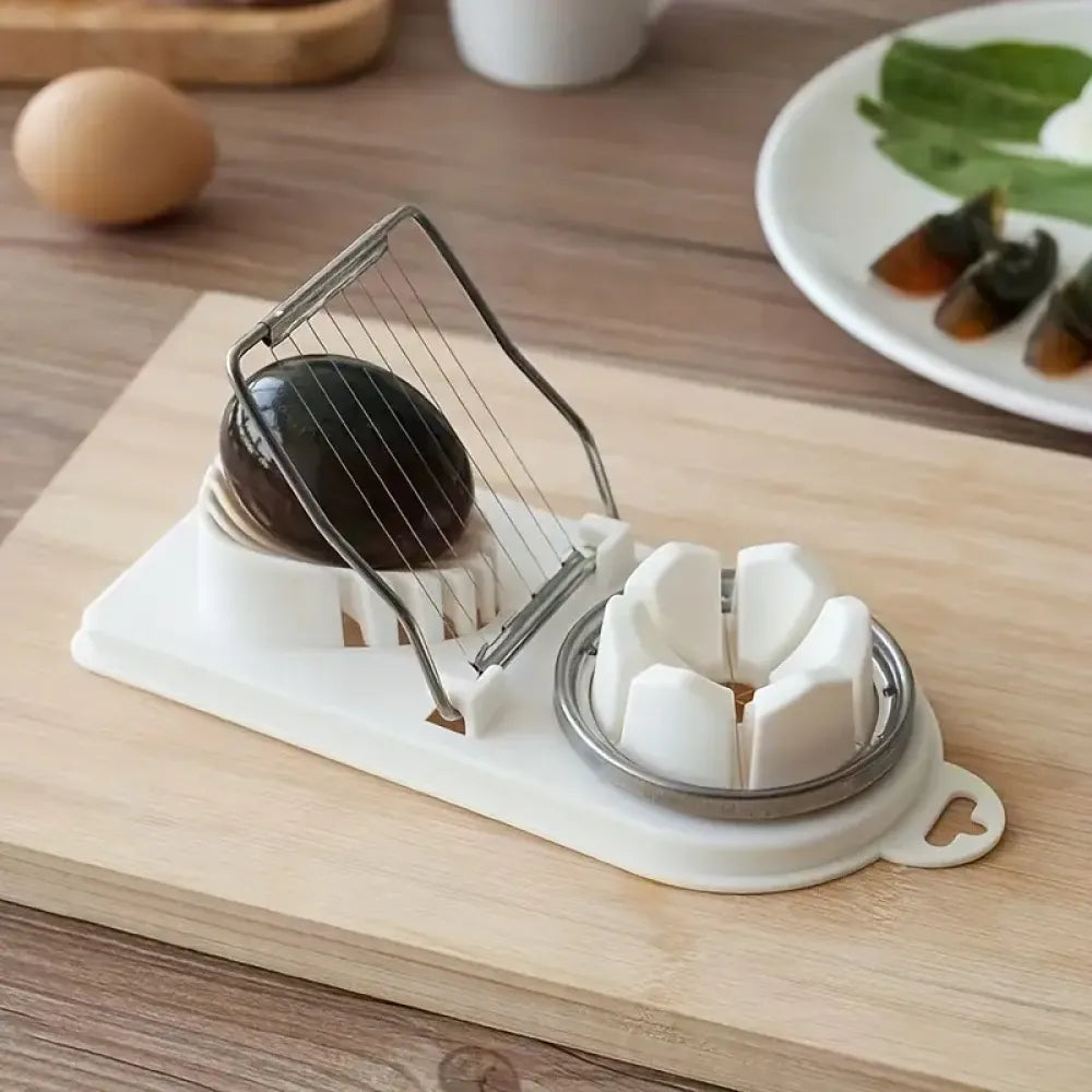 Quick stainless steel egg slicer - home improvement