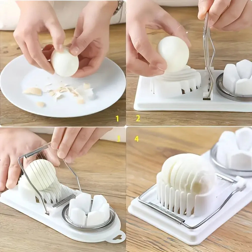 Quick stainless steel egg slicer - home improvement