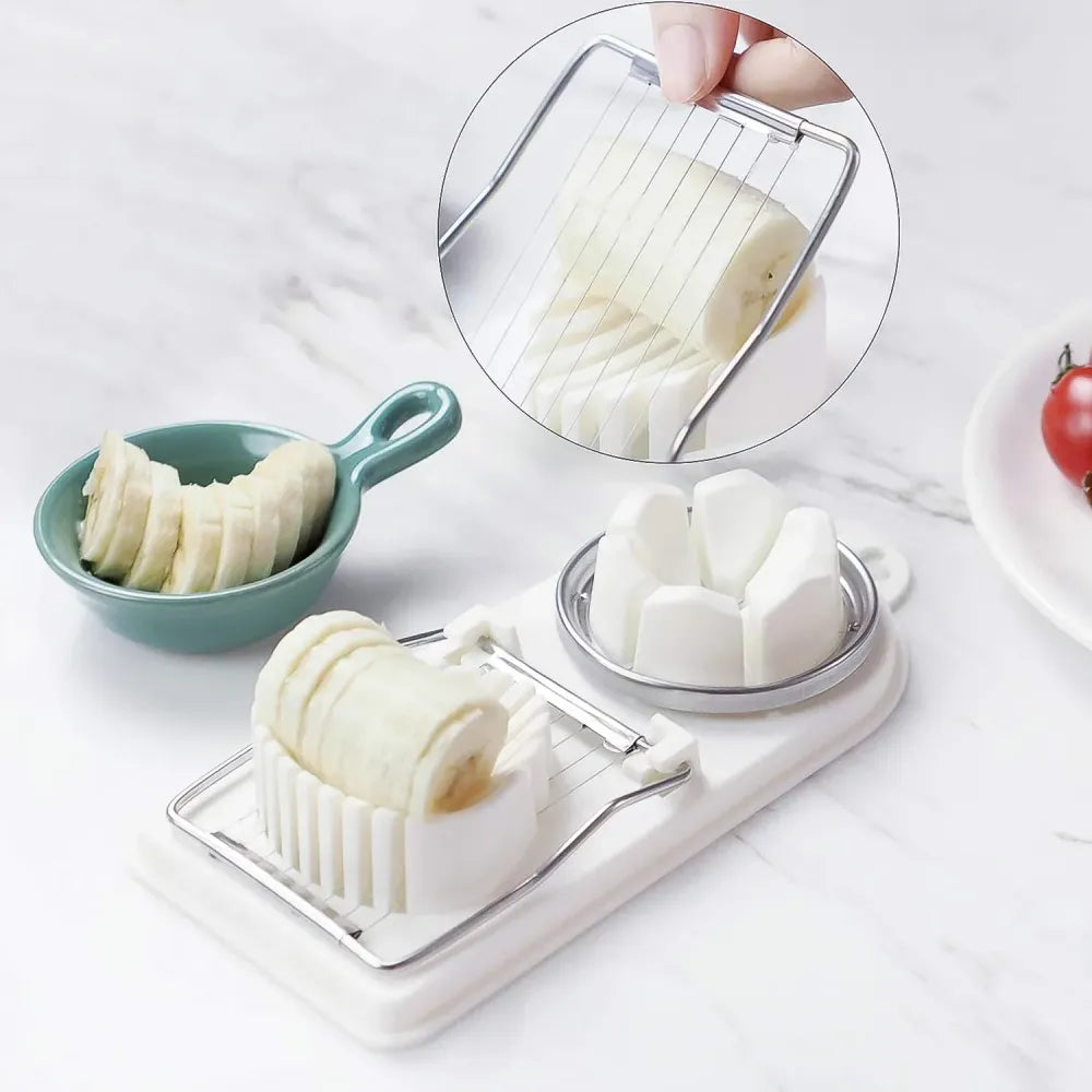 Quick stainless steel egg slicer - home improvement