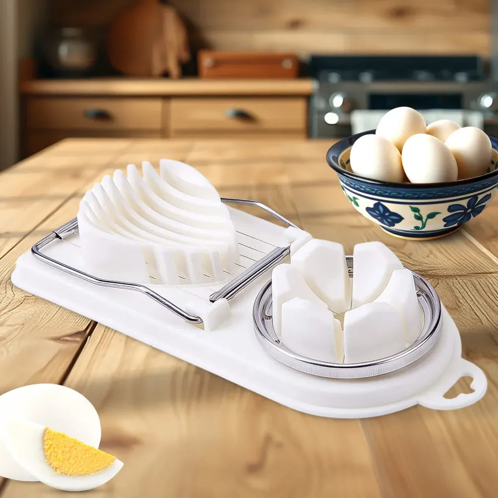 Quick stainless steel egg slicer - home improvement
