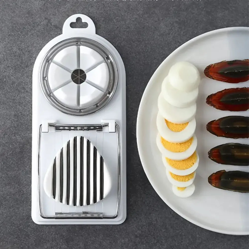 Quick stainless steel egg slicer - home improvement