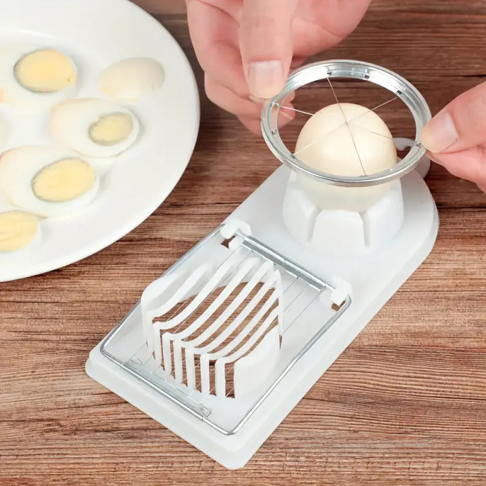 Quick stainless steel egg slicer - home improvement