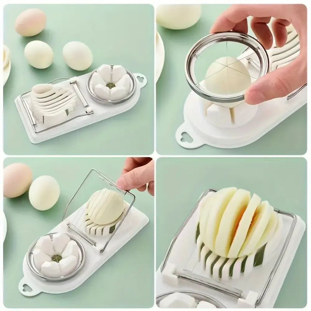 Quick stainless steel egg slicer - home improvement