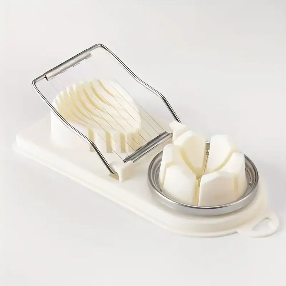 Quick stainless steel egg slicer - home improvement
