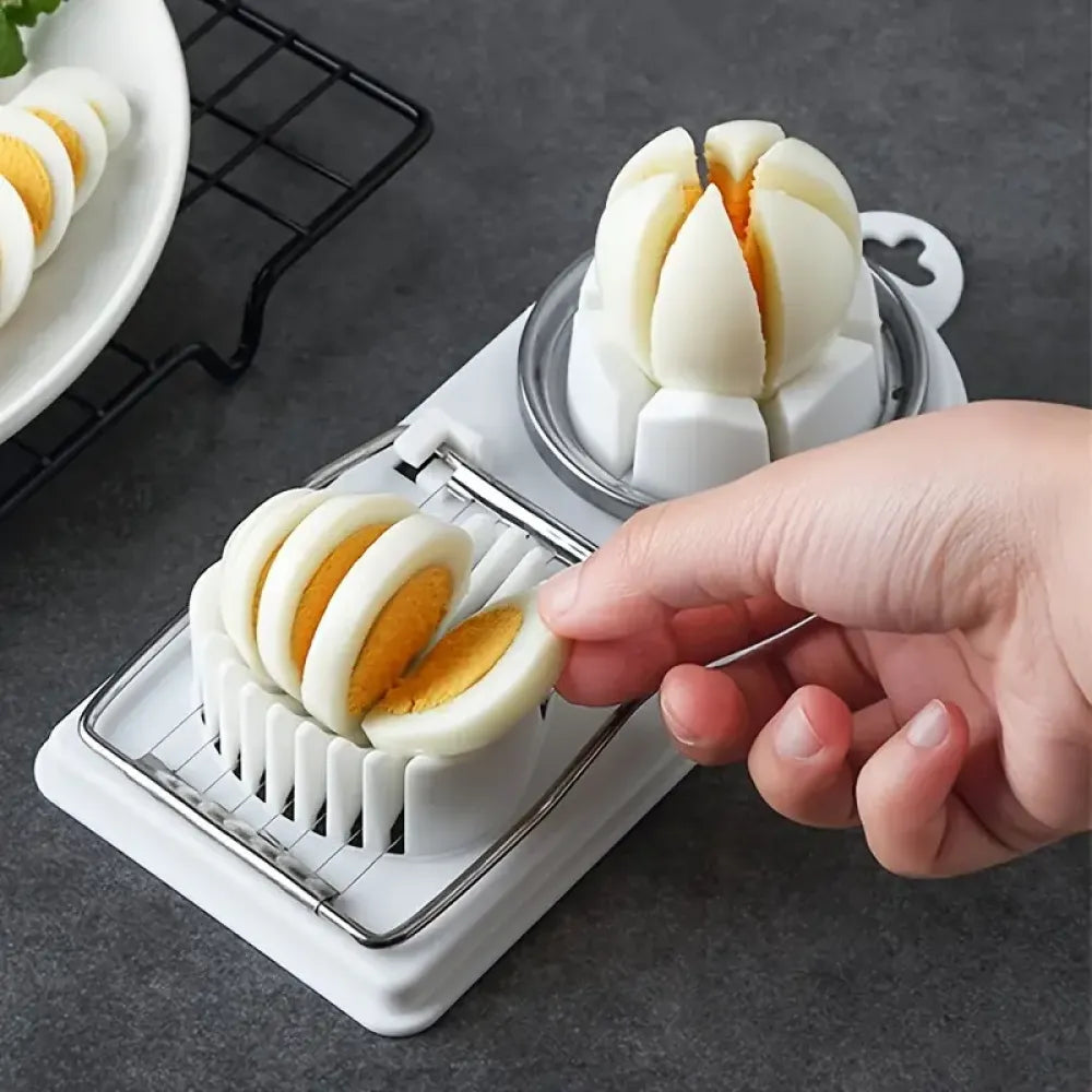 Quick stainless steel egg slicer - home improvement