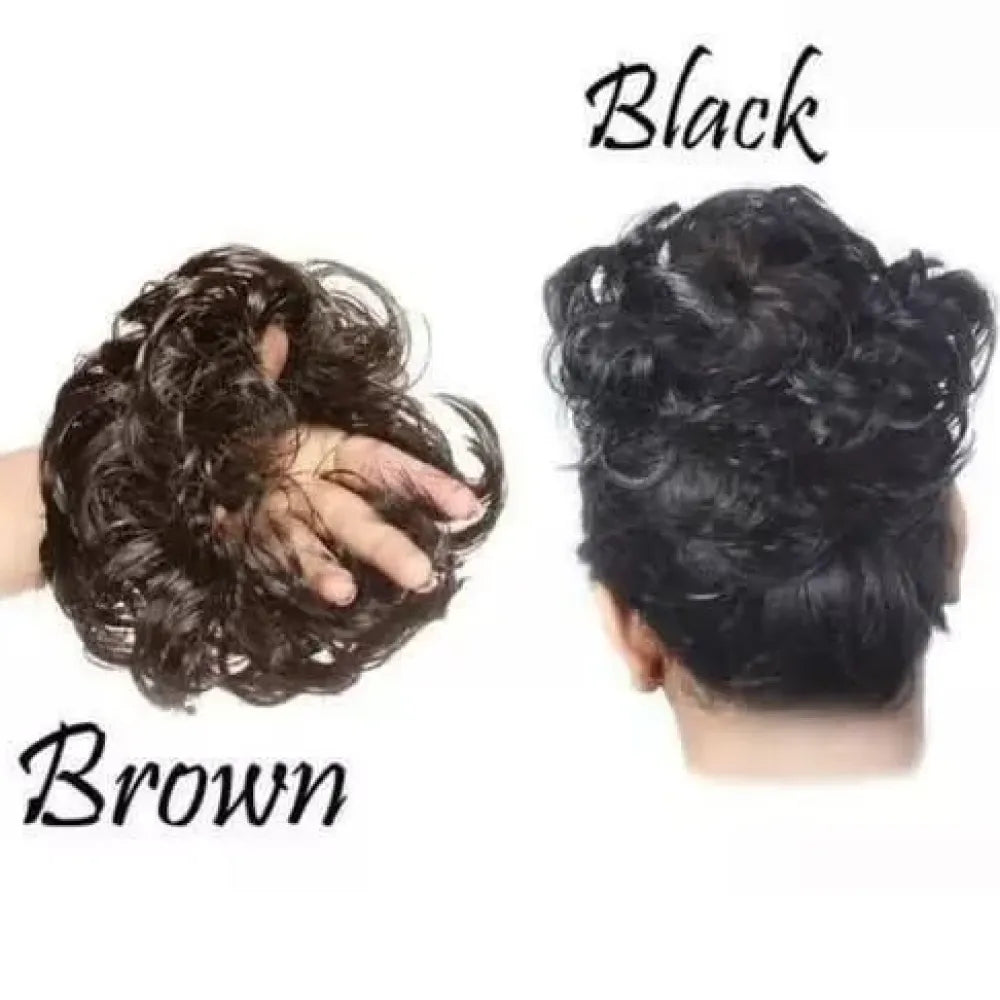 Quick style hair buns