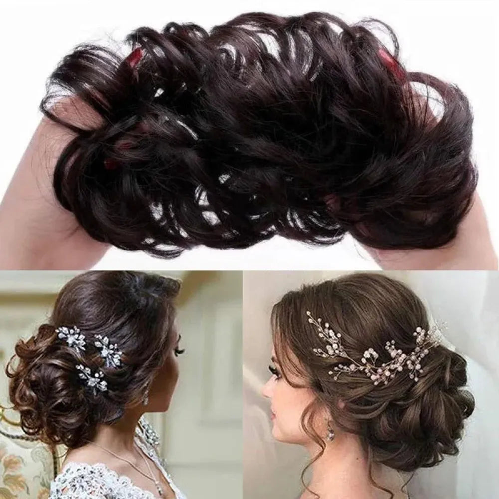 Quick style hair buns