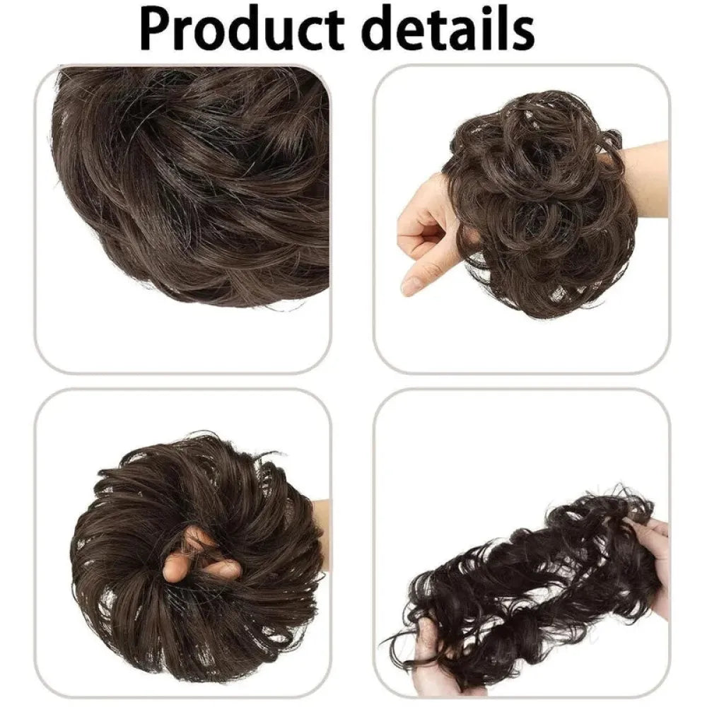 Quick style hair buns