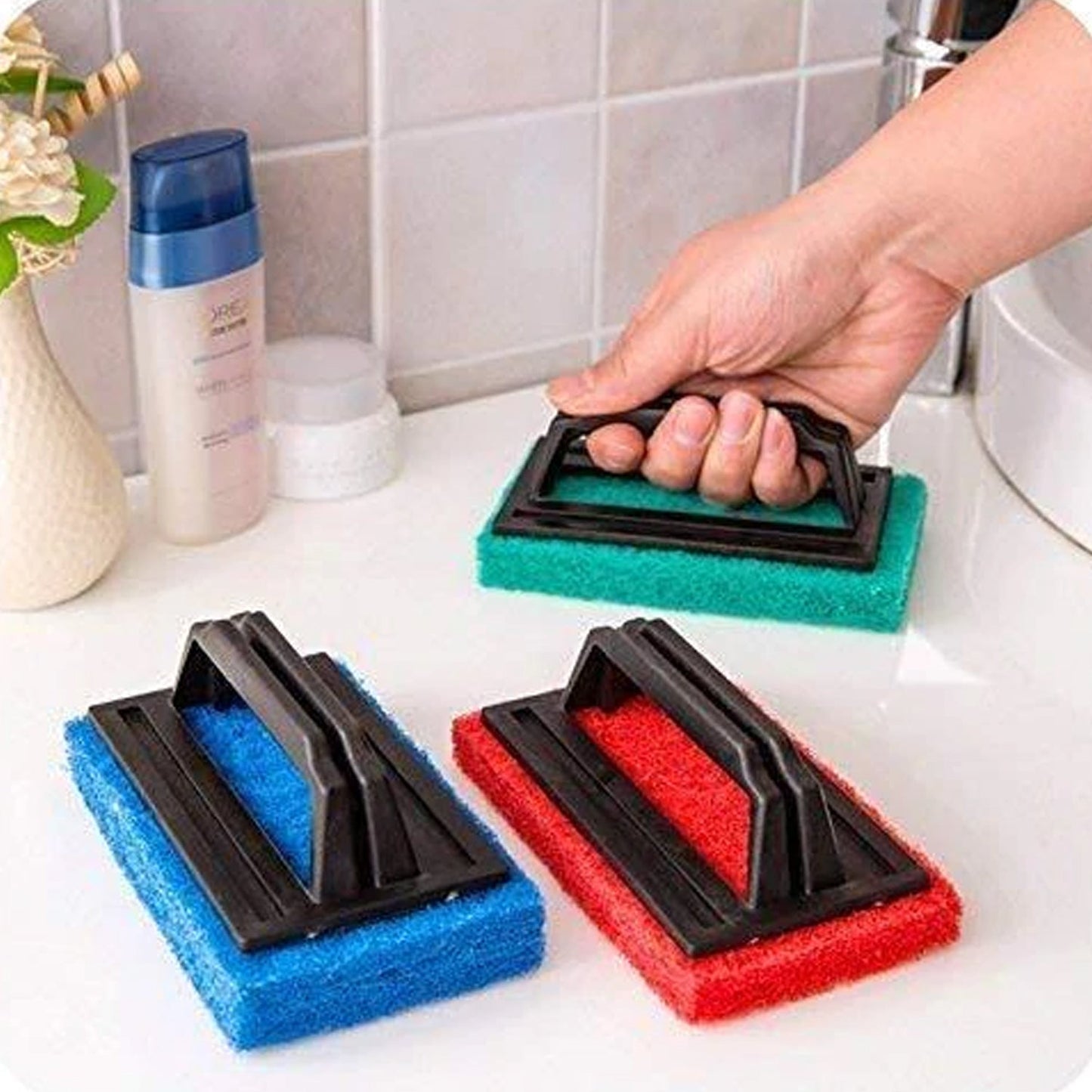 Lightweight Handle Scrubber Brush - Home & Kitchen