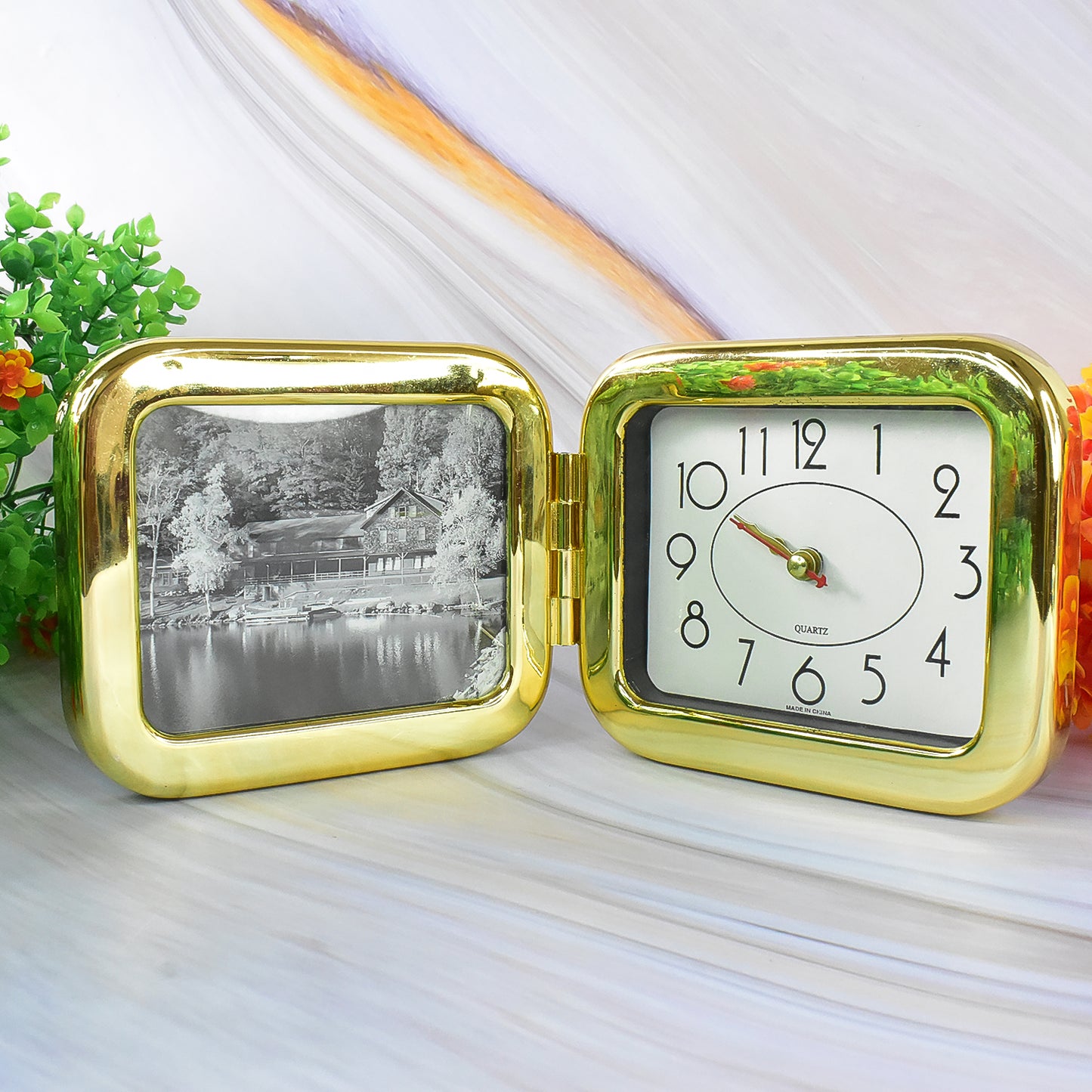 Portable Foldable Desk Clock Space-saving And Stylish (1 Pc)