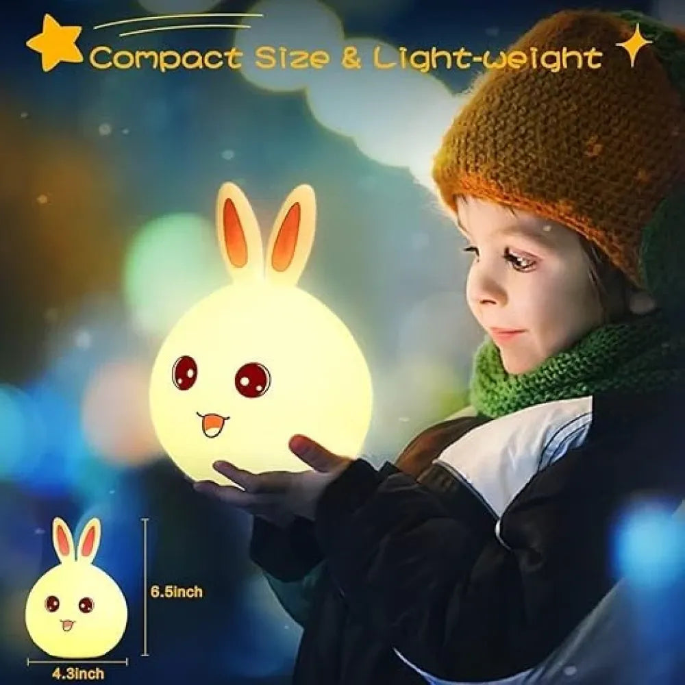 Rabbit silicone touch sensor light