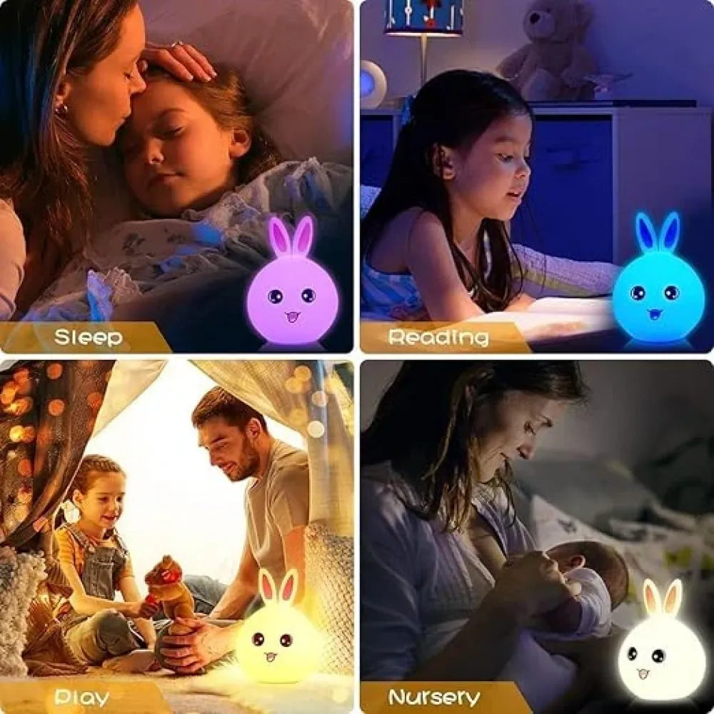 Rabbit silicone touch sensor light