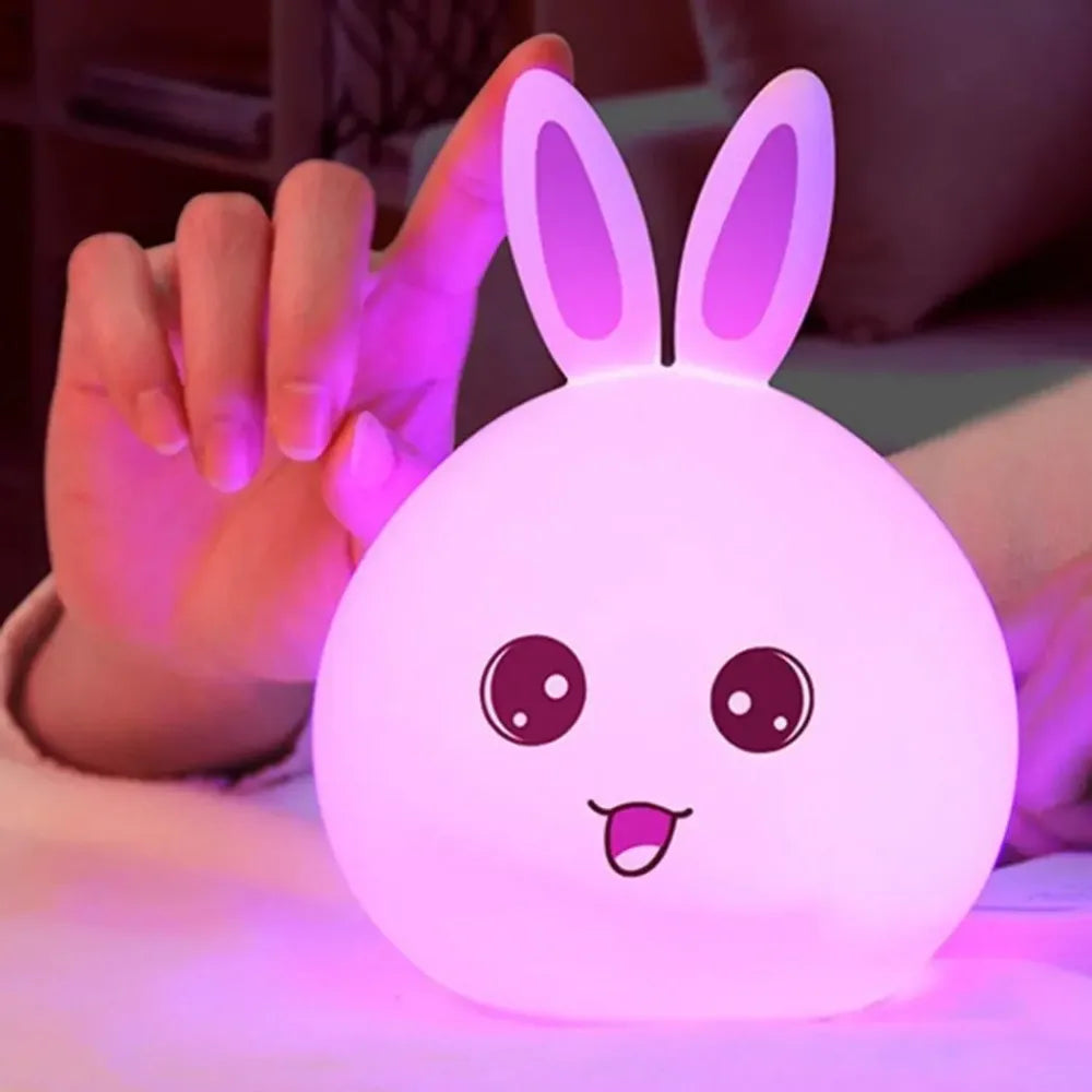 Rabbit silicone touch sensor light