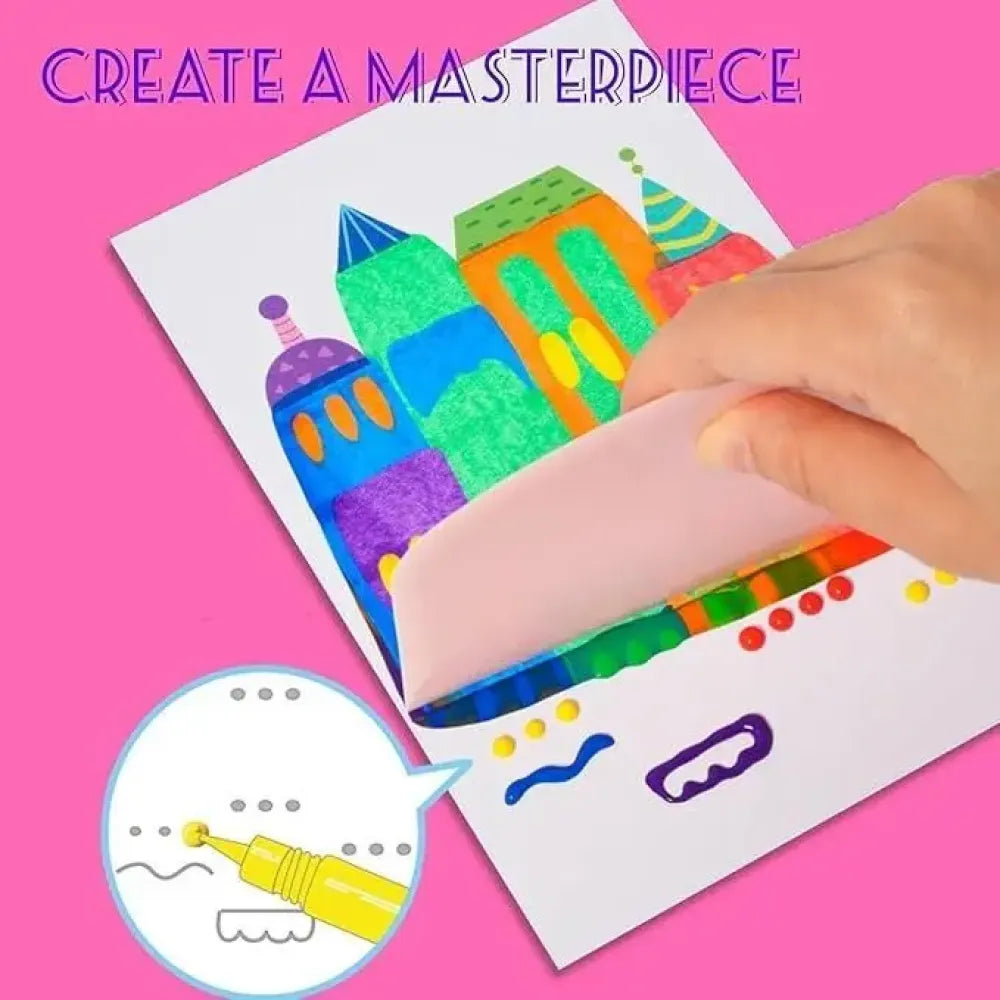 Rainbow dot painting art kits