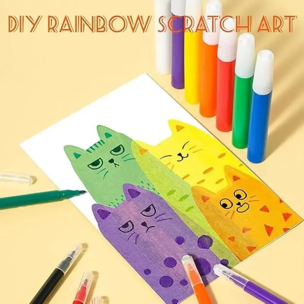 Rainbow dot painting art kits