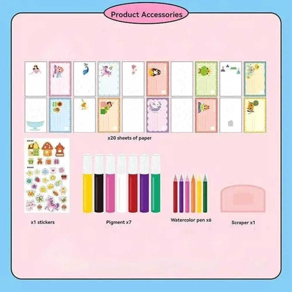 Rainbow dot painting art kits