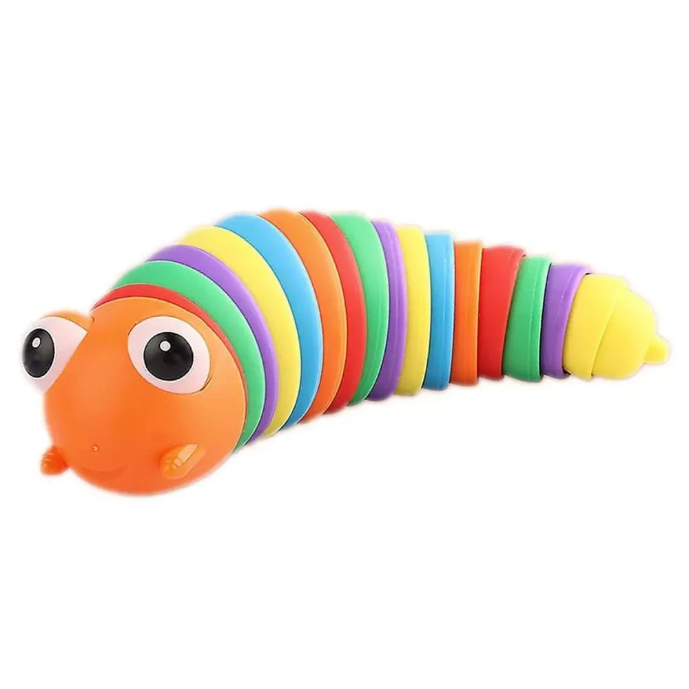 Rainbow slug fidget toy - toys