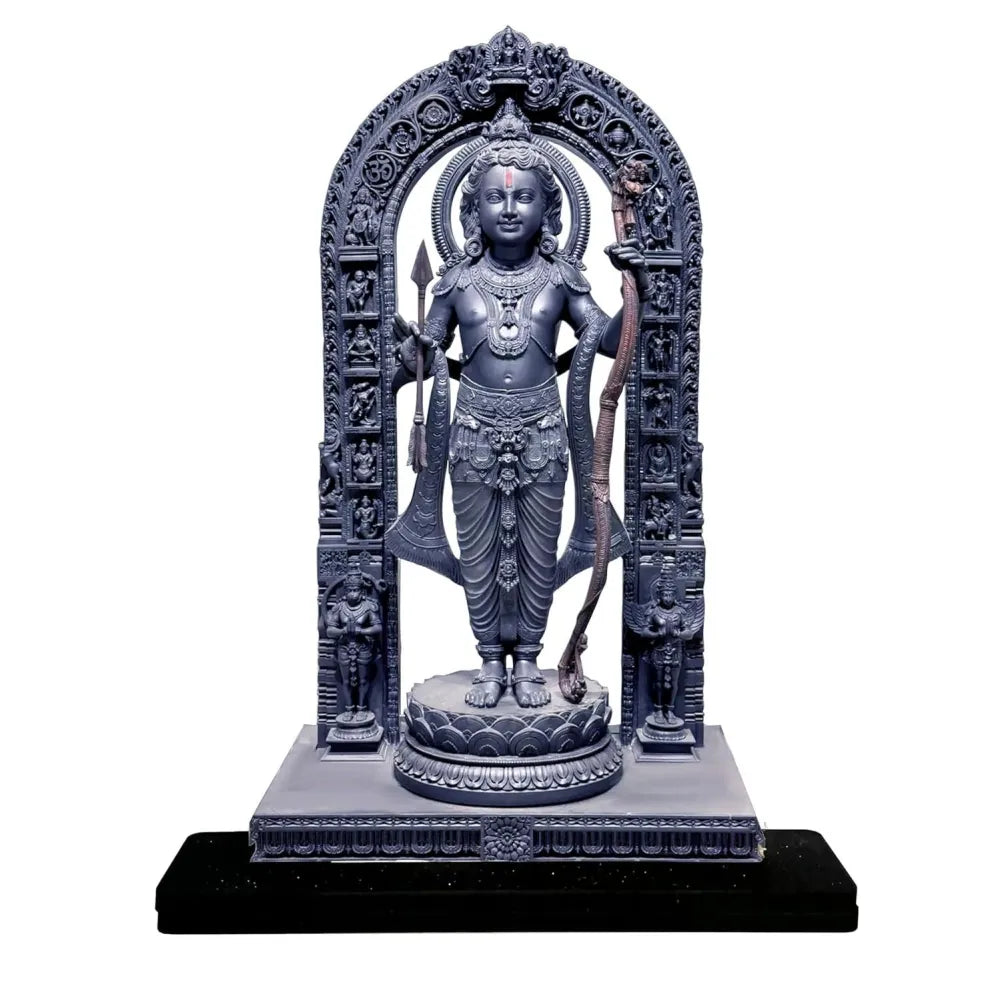 Ram lalla mdf cutout of statue in ayodhya mandir (2d)