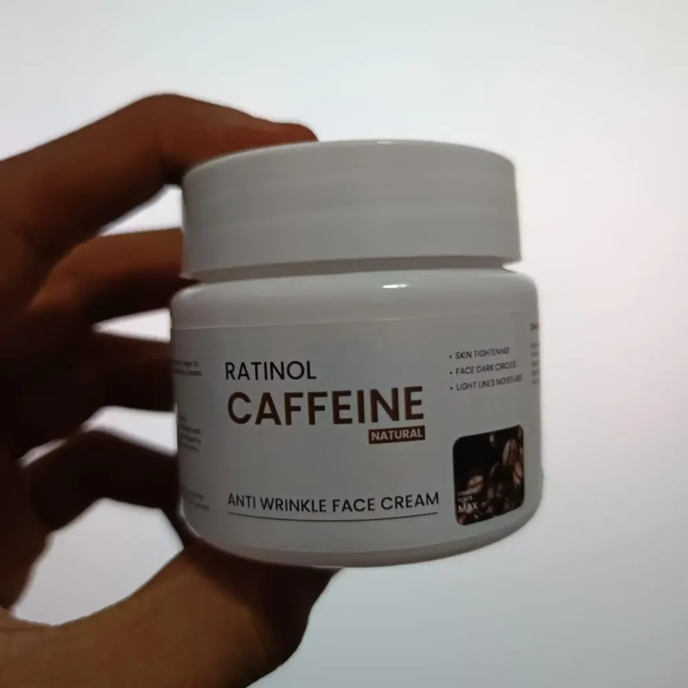 Ratinol caffeine anti wrinkle cream