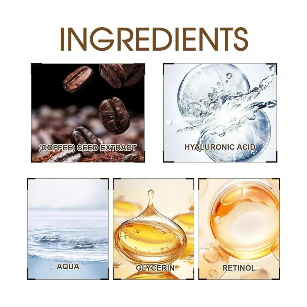 Ratinol caffeine anti wrinkle cream