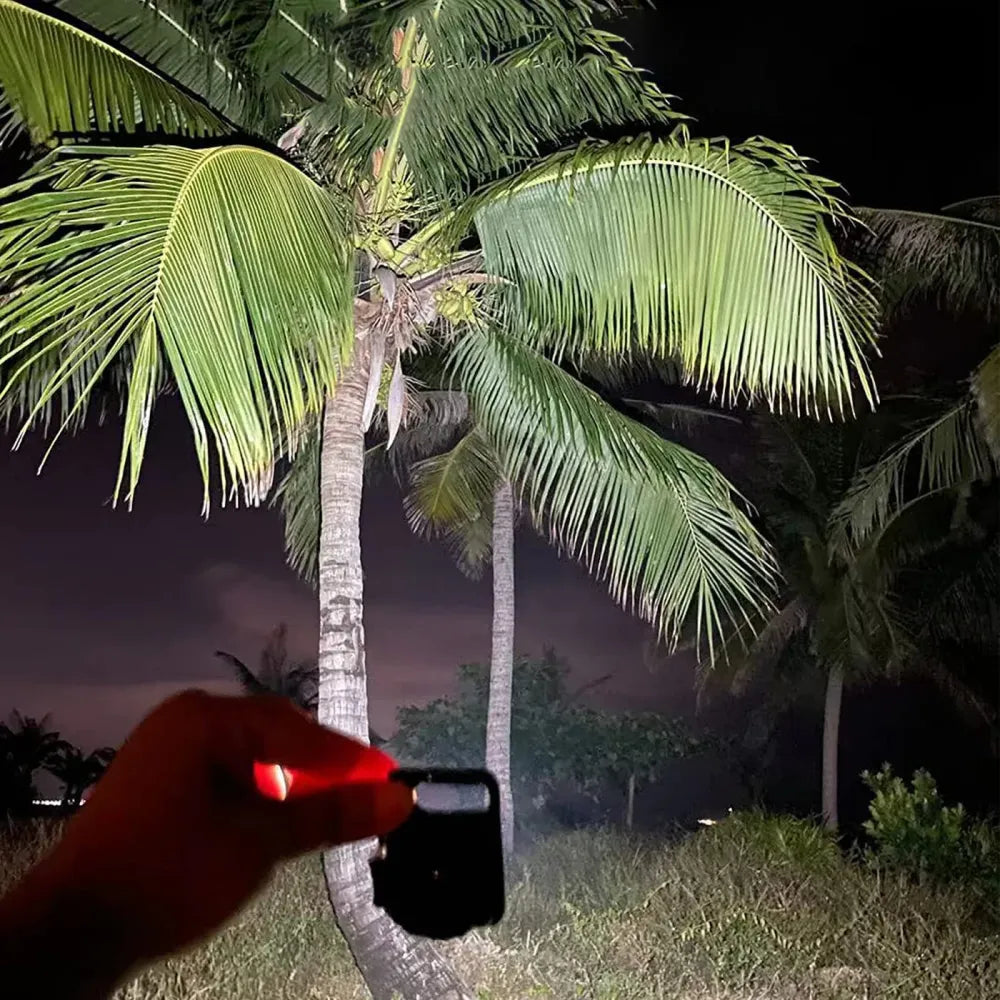 Rechargeable keychain flashlight - travel