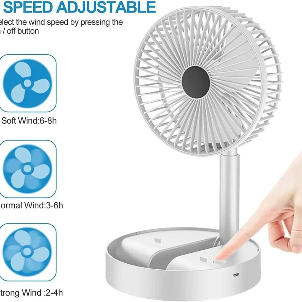 Rechargeable mini table fan - summer product