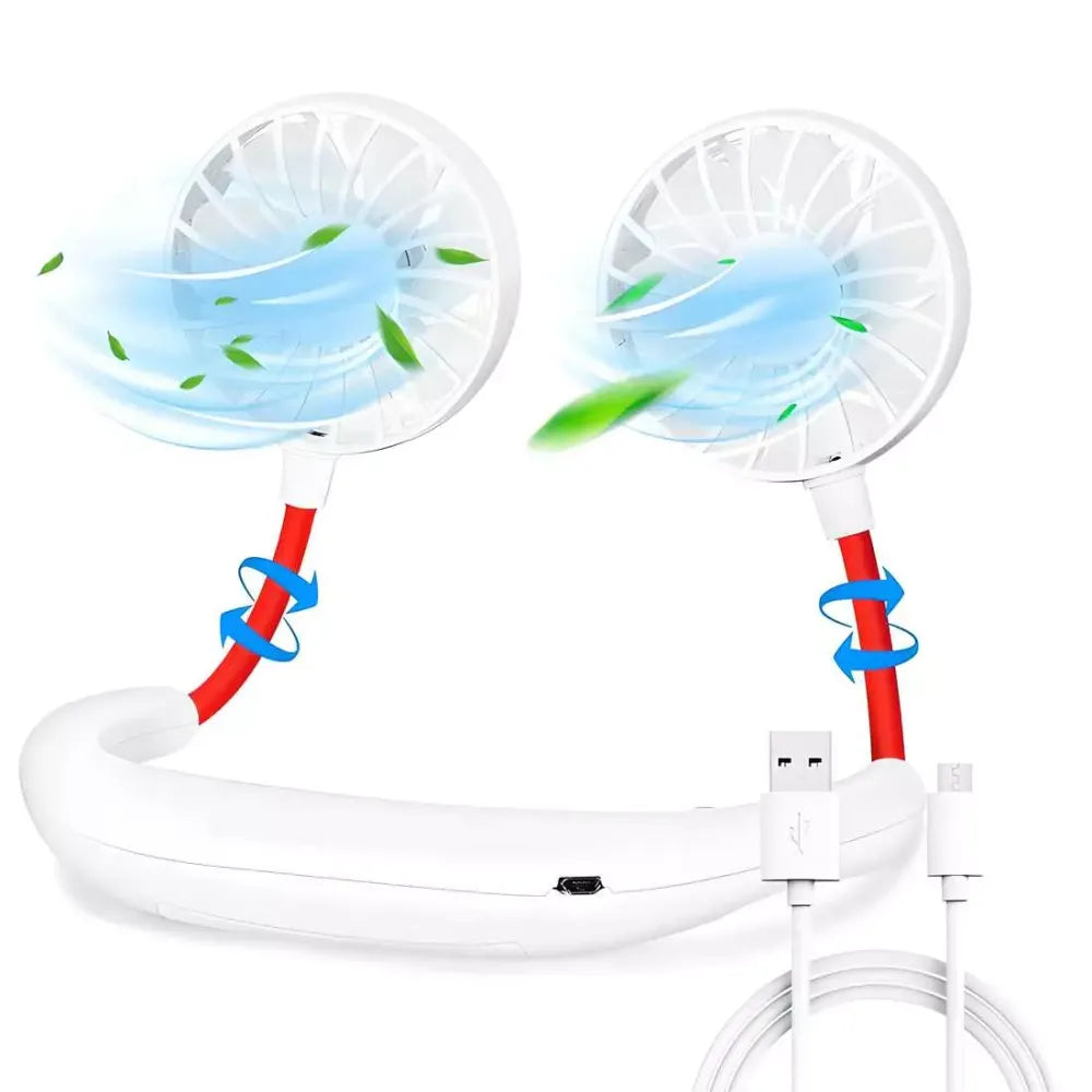 Rechargeable neck fan - home essentials