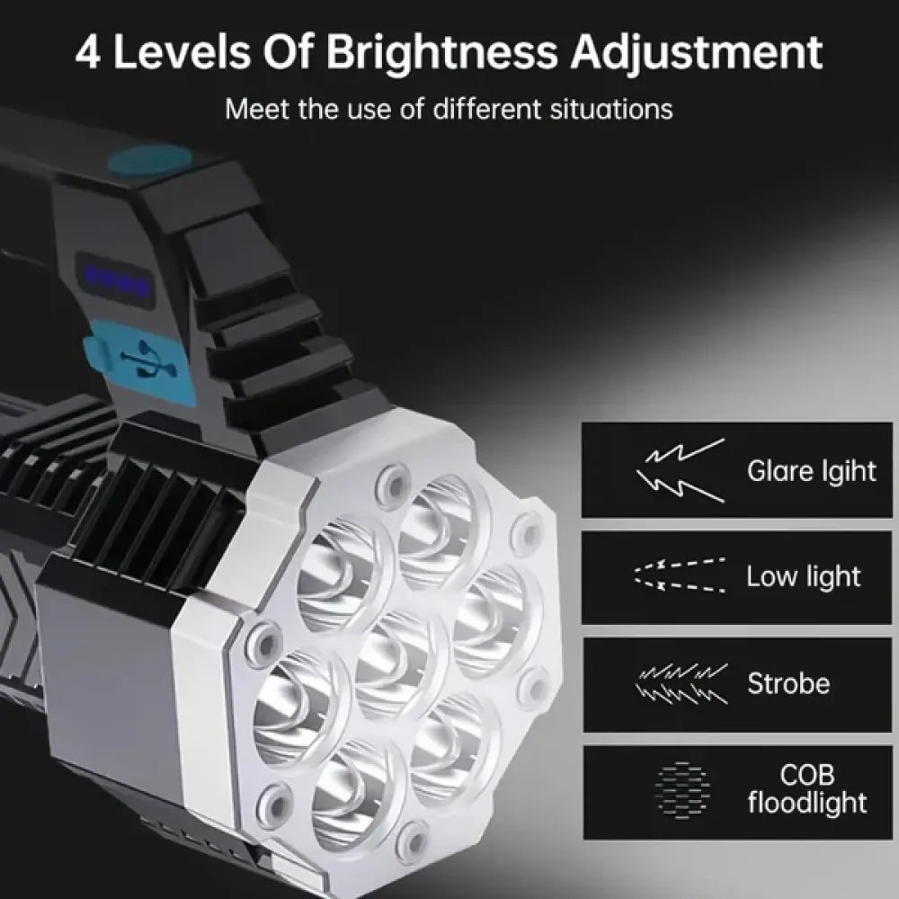 Rechargeable outdoor flashlight lantern - home improvement