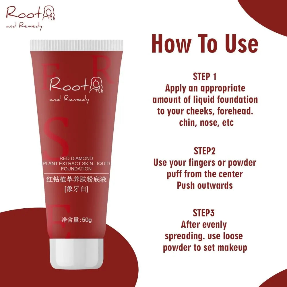 Red diamond liquid foundation