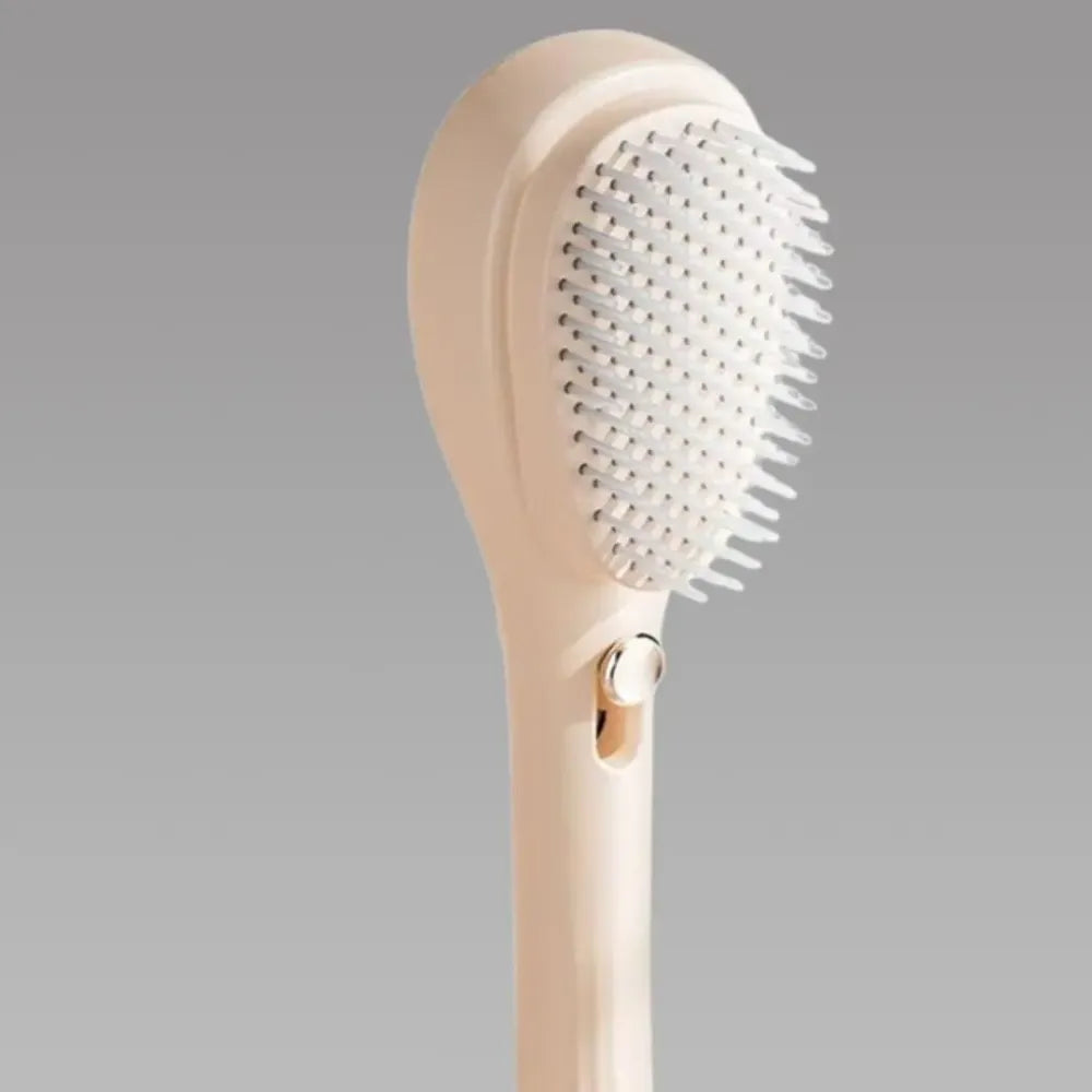 Retractable bristle scalp comb