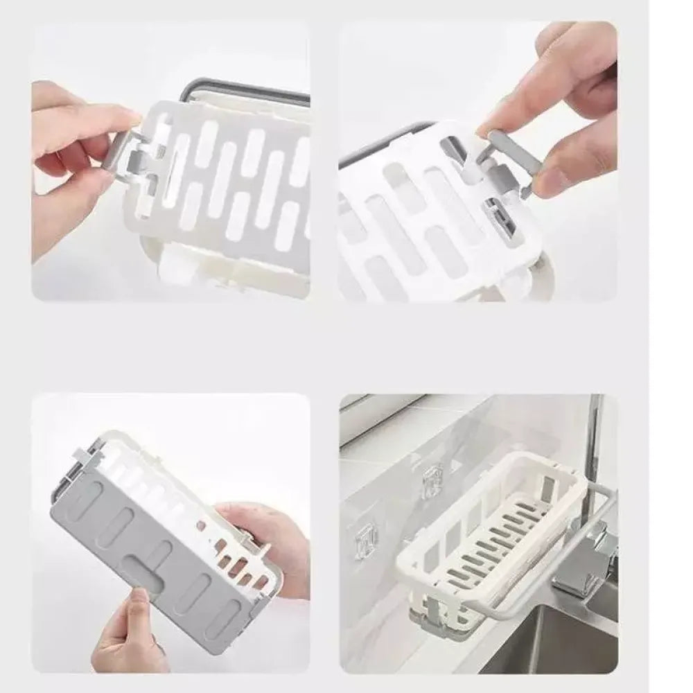 Retractable sponge rack (2-pack) - home essentials