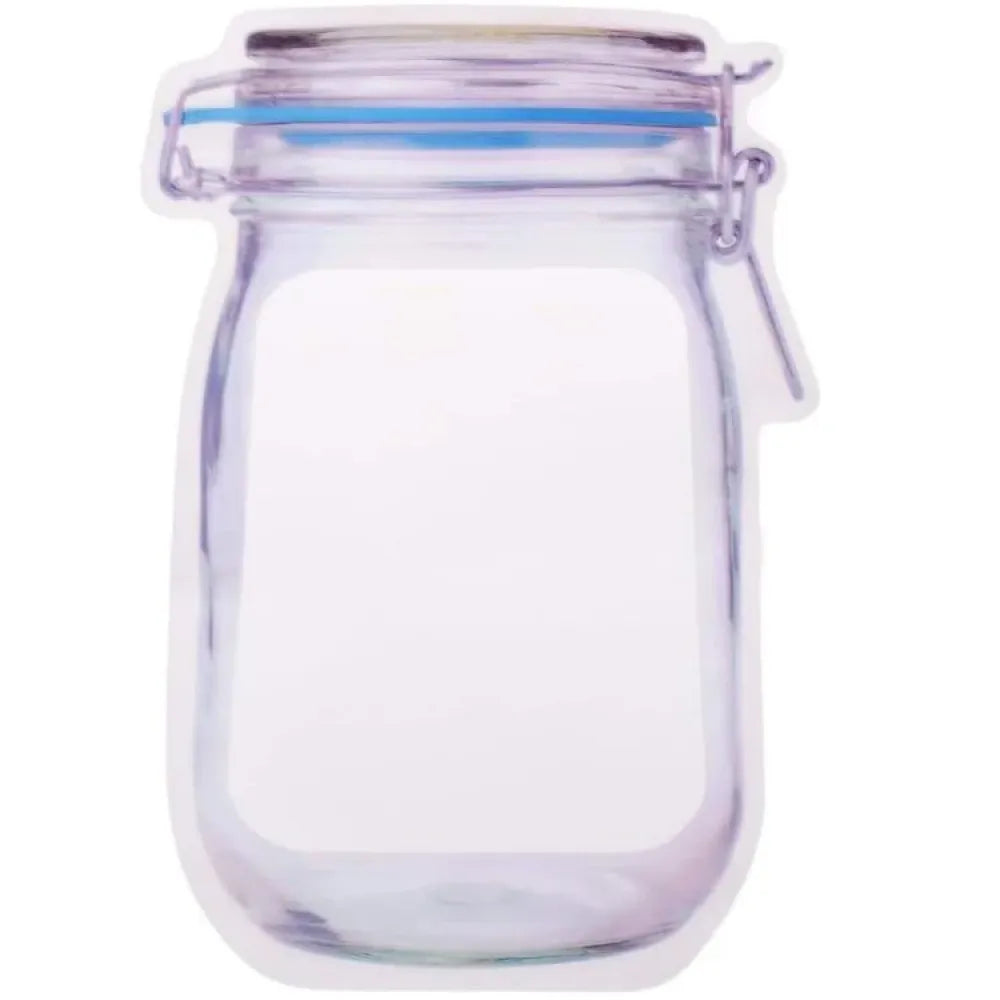 Reusable airtight food storage pouch (1000 ml) - home & kitchen