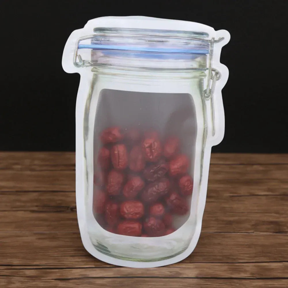 Reusable airtight food storage pouch (1000 ml) - home & kitchen