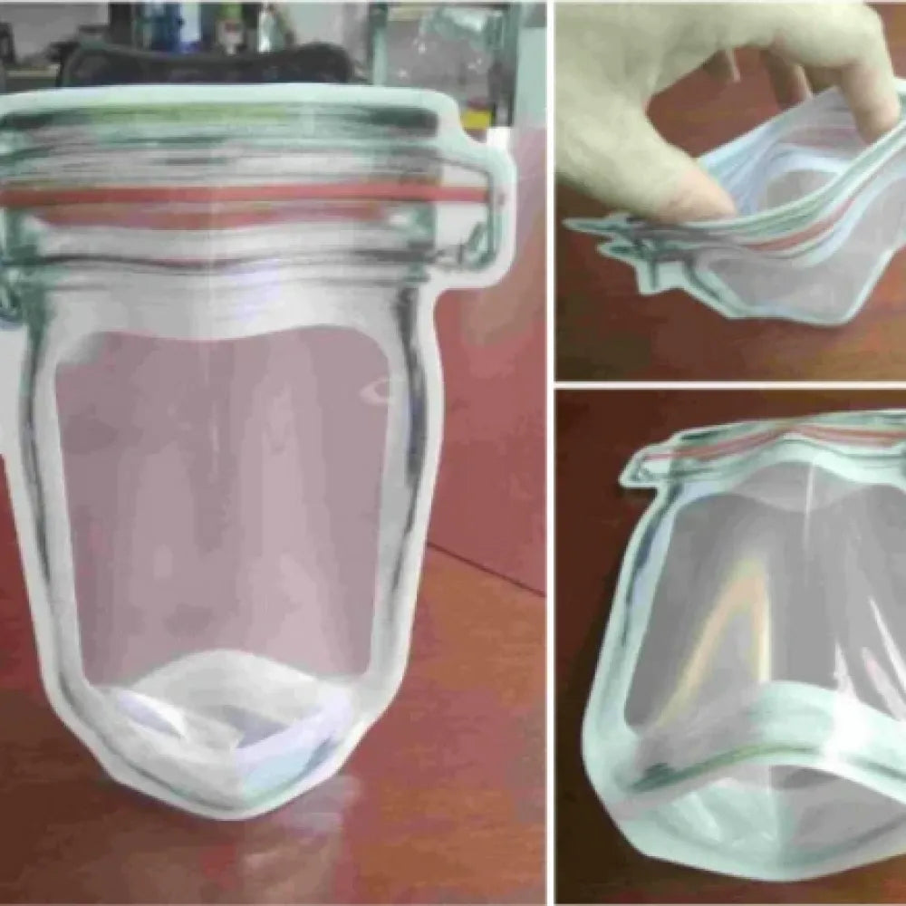 Reusable airtight food storage pouch - home & kitchen