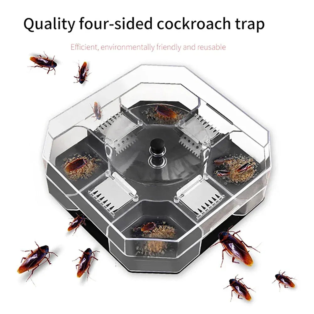 Reusable cockroach trap box - home & kitchen