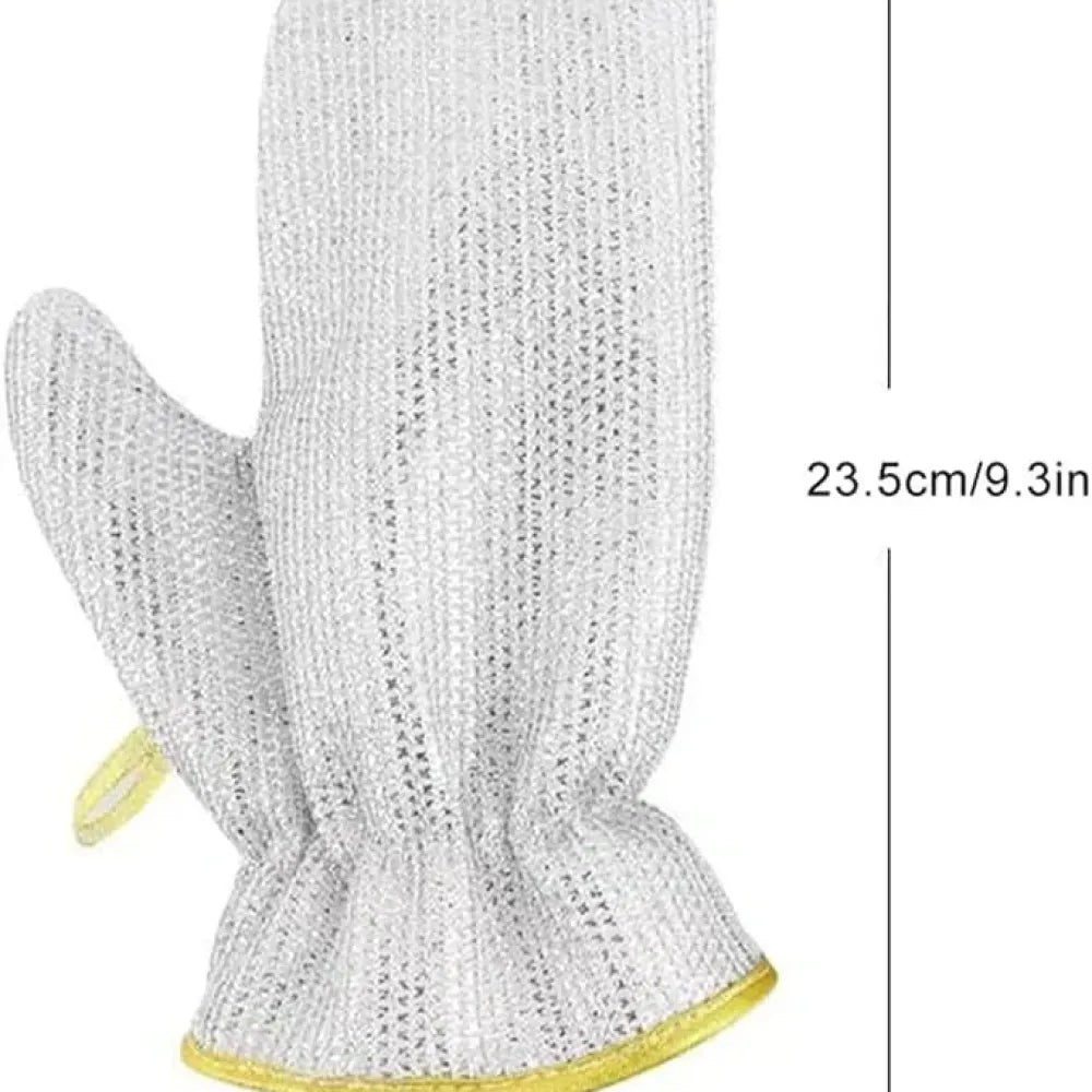 Reusable kitchen dishwashing gloves (1 pair)