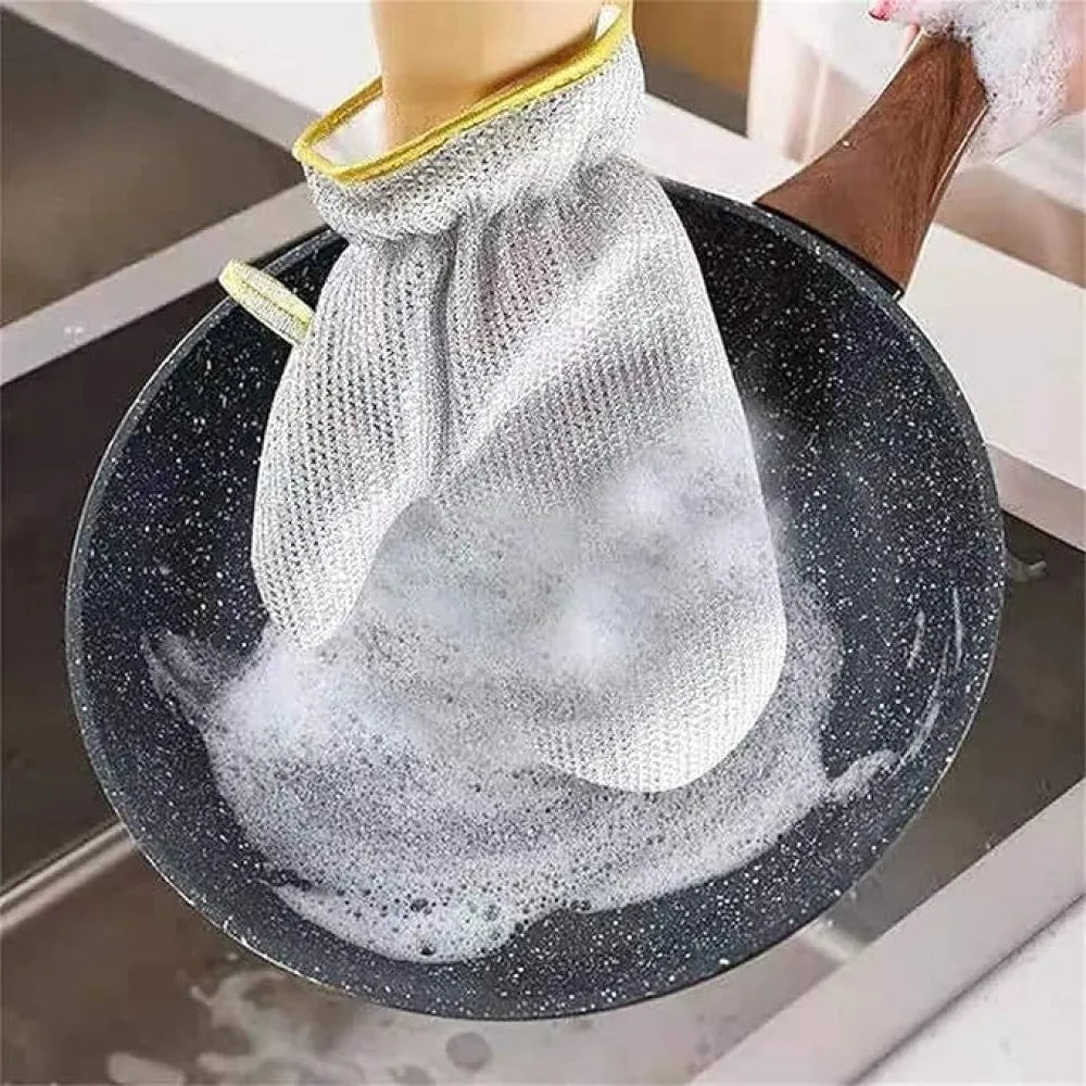Reusable kitchen dishwashing gloves (1 pair)