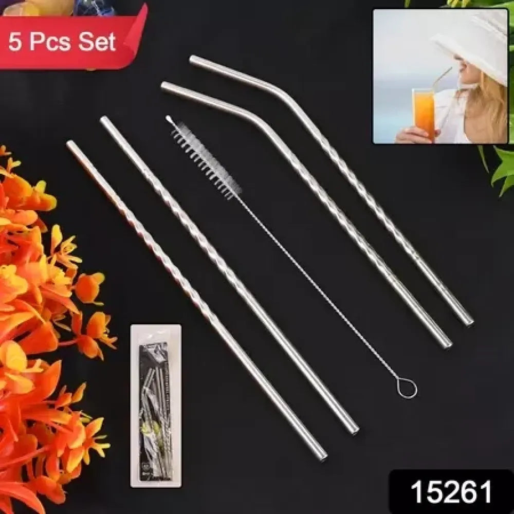 Reusable stainless steel straws - home & kitchen