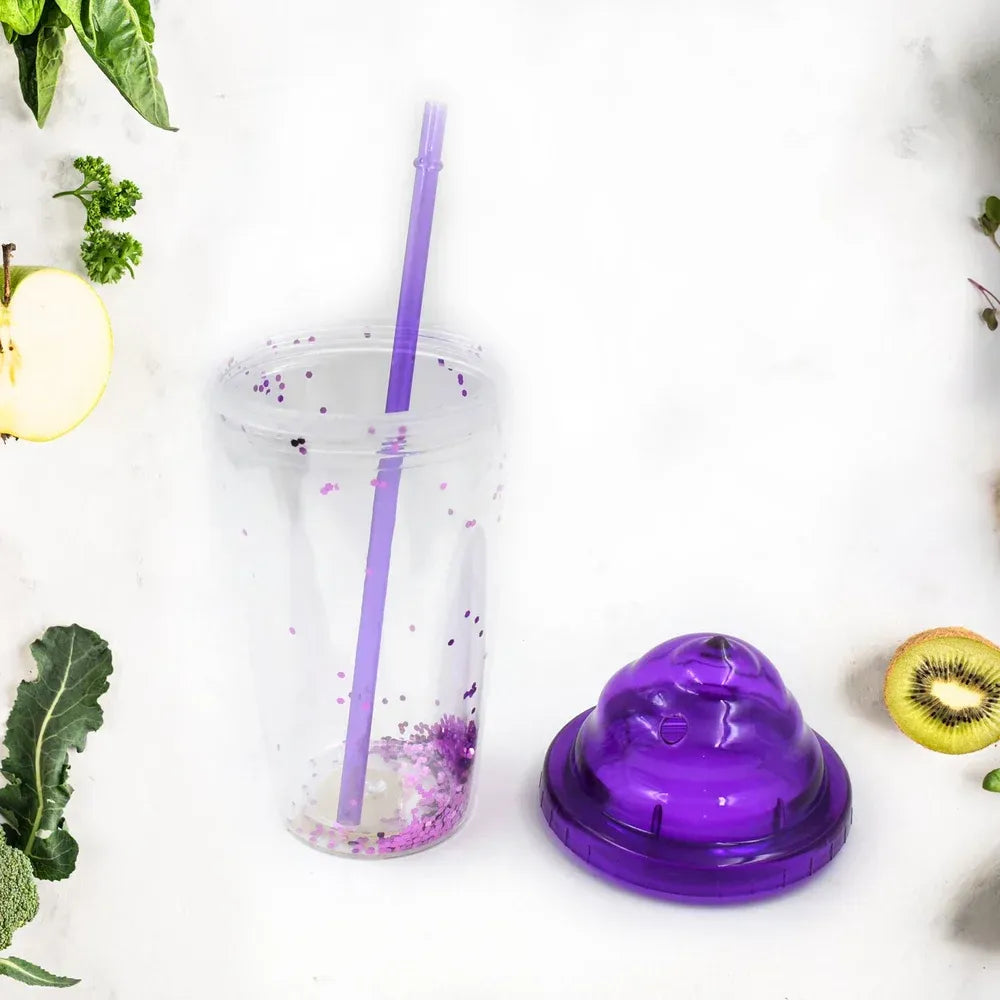 Reusable straw tumbler - home & kitchen