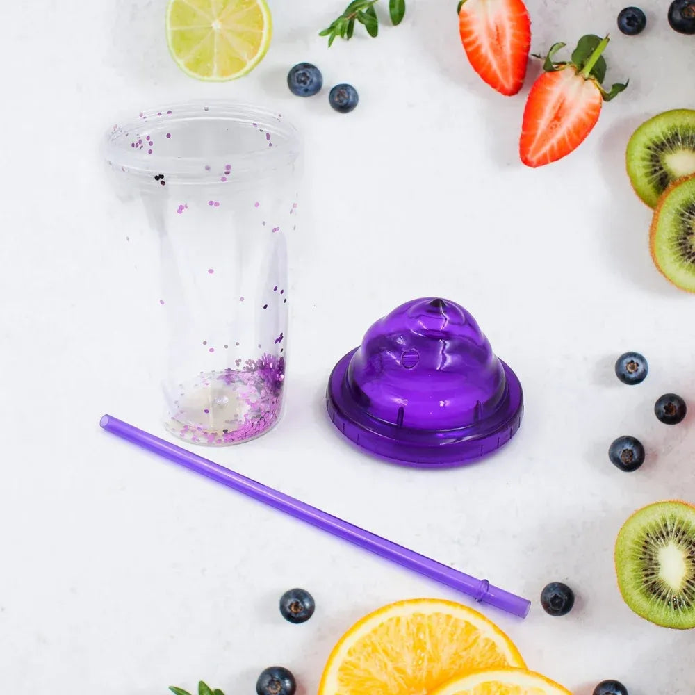 Reusable straw tumbler - home & kitchen