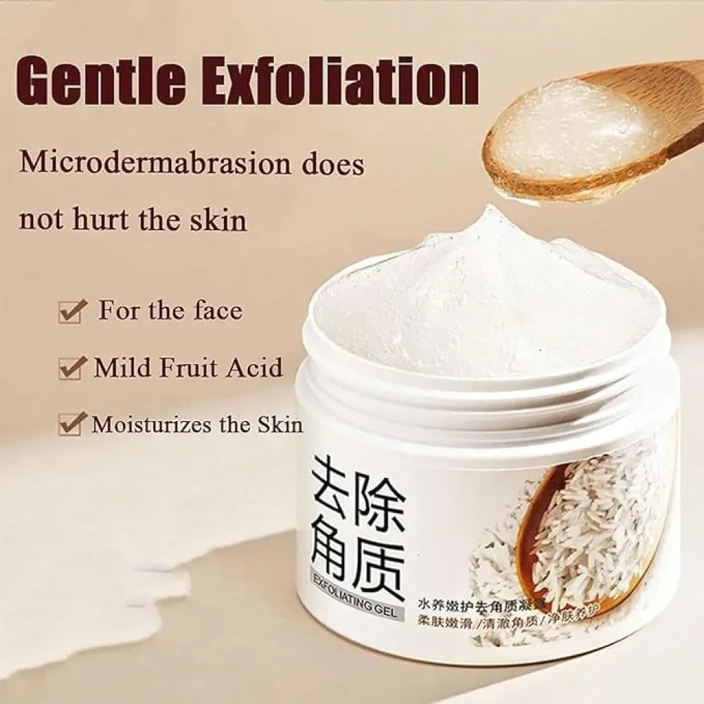 Rice tan remover gel