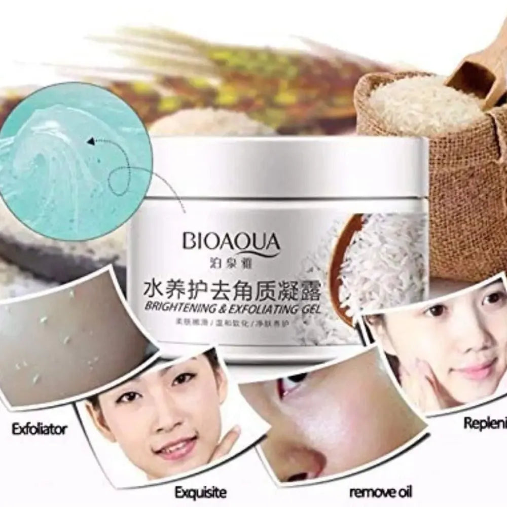 Rice tan remover gel
