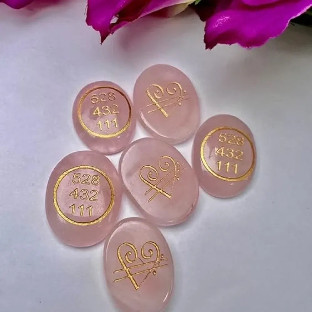 Rose quartz zibu stone – pack of 1