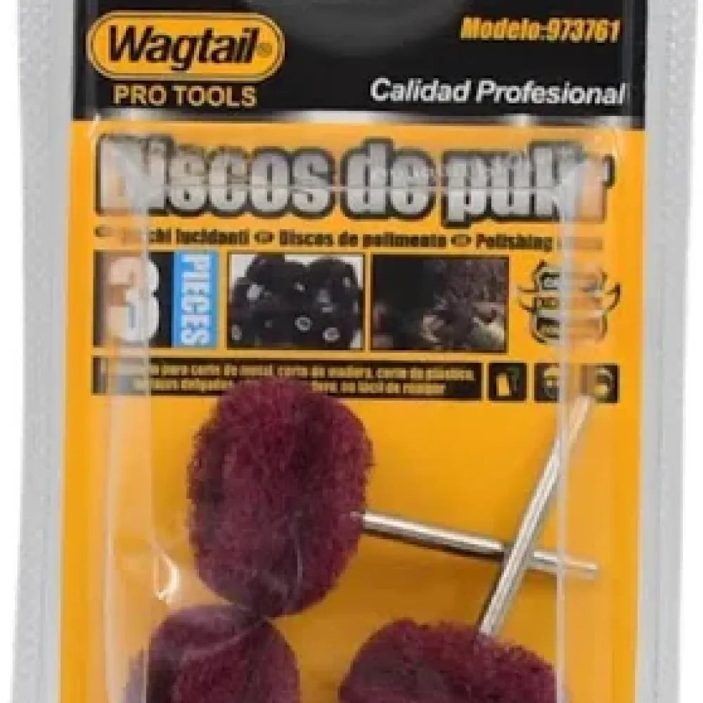 Rotary tool polishing wheel set (purple) - hardware