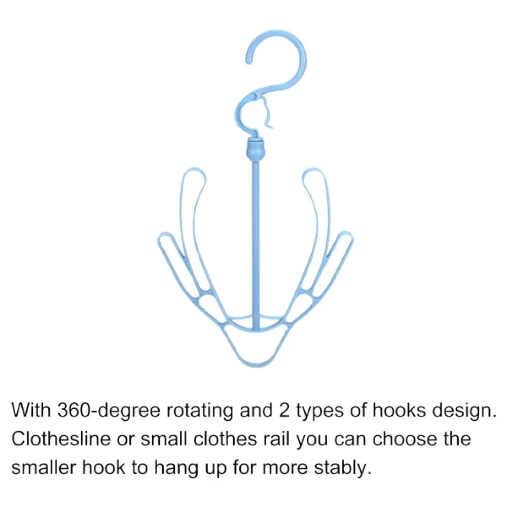 Rotatable shoe drying hanger - home improvement