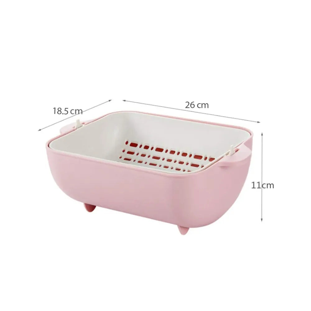 Rotatable strainer bowl set - home & kitchen
