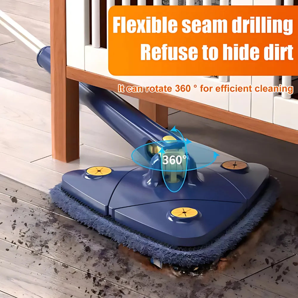 Rotatable triangle mop