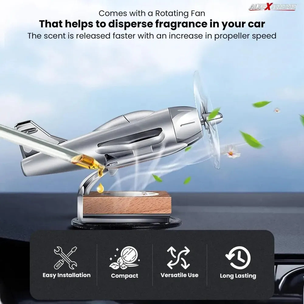Rotating car air freshener - car and bike accessories