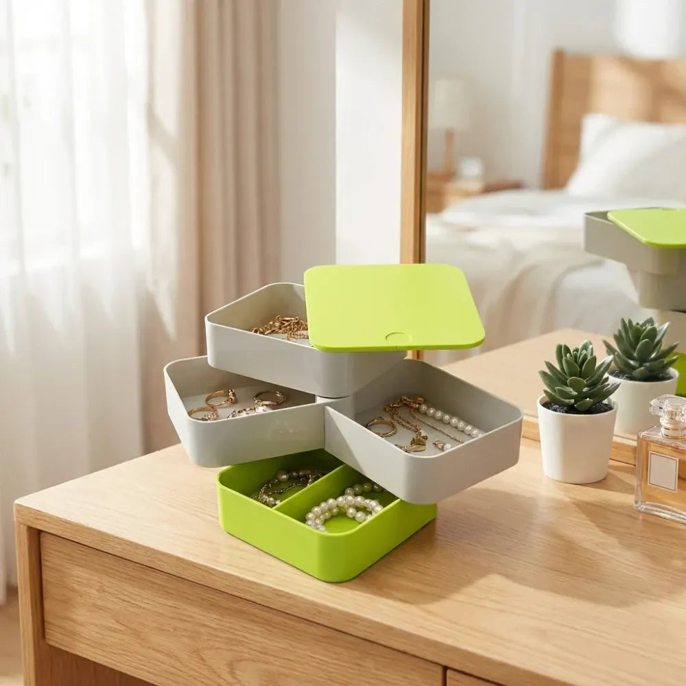 Rotating jewelry organizer - home improvement